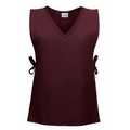 F56 Signature Burgundy V-Neck Cobbler Apron